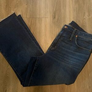 Madewell Women's Dark Blue Boot Cut Jeans